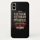 Cel-telefooncel-case Ik ben een Vietnam-veteraan Case-Mate iPhone Case (Achterkant)