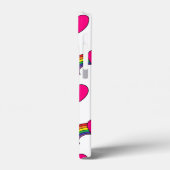 Cel-telefoondraagtas met regenbogen en warmroze ha Case-Mate iPhone case (Achterkant / Links)