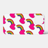 Cel-telefoondraagtas met regenbogen en warmroze ha Case-Mate iPhone case (Achterkant (horizontaal))