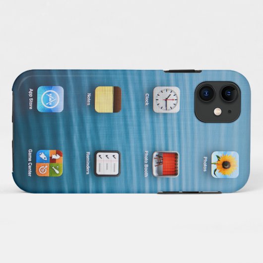 Cel-telefoonpictogrammen Case-Mate iPhone Case (Achterkant (horizontaal))