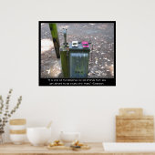 Cel Telefoons opladen Poster (Keuken)