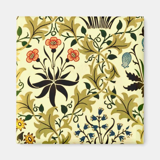 Celadine, William Morris-patroon, Magnet (Voorkant)