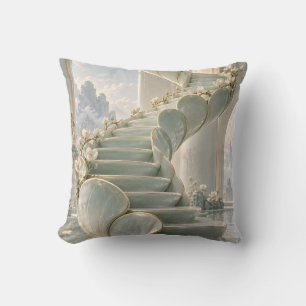 Celadon Bloemen Trap Droomwolk Paleis Kussen