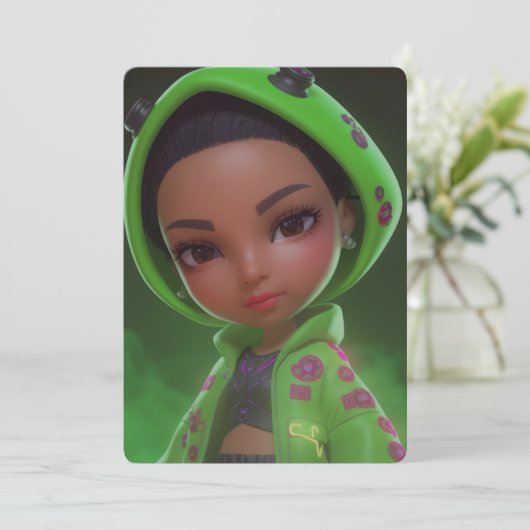 Celadon character Kaart (Staand voorkant)