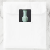 Celadon geglazuurde vaas, Yuan Dynasty Vierkante Sticker (Tas)