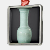 Celadon glazen vase, Yuan Dynasty Metalen Ornament (Links)