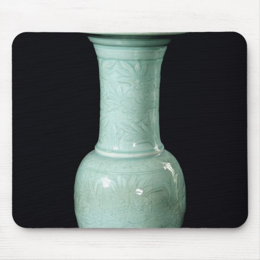 Celadon glazen vase, Yuan Dynasty Muismat (Voorkant)