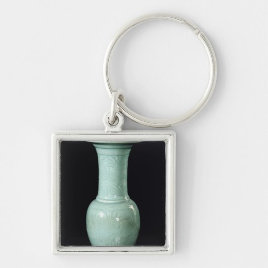 Celadon glazen vase, Yuan Dynasty Sleutelhanger (Voorkant)