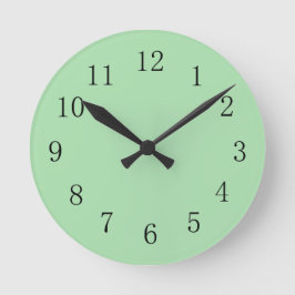 Celadon Green Wall klok