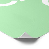 Celadon Kalm houden en doorgaan Poster (Hoek)