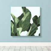 Celadon Palms Canvas Afdruk (Insitu (Houten vloer))