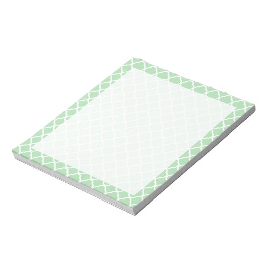 Celadon Quatrefoil Notitieblok (Linkerzijde)