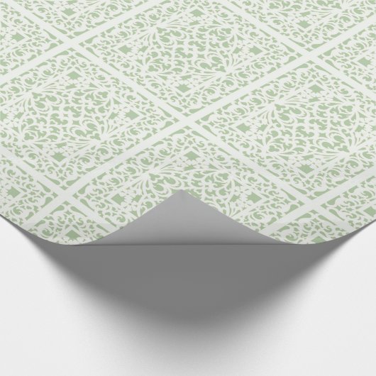 Celadon Romance Designer Wrapping Paper Cadeaupapier (Hoek)