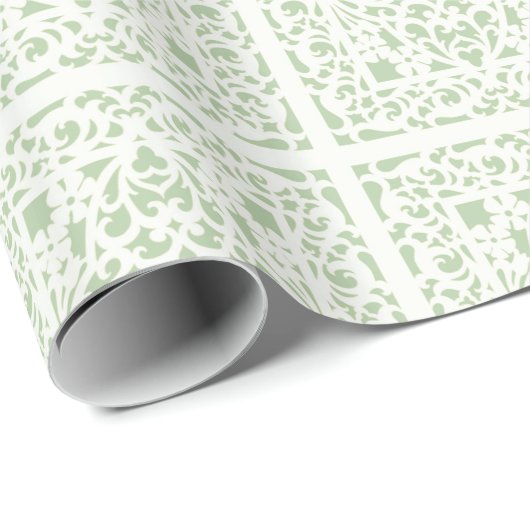 Celadon Romance Designer Wrapping Paper Cadeaupapier (Rol Hoek)