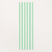Celadon Vertical Stripped Yoga Mat (Voorkant)