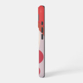Celafdekking met sinaasappel iPhone 16 hoesje (Linkerkant)