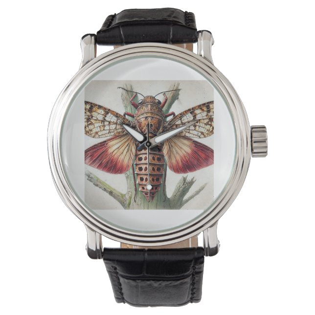 Celatoblatta 081024IREF228 - Watercolor Horloge (Voorkant)