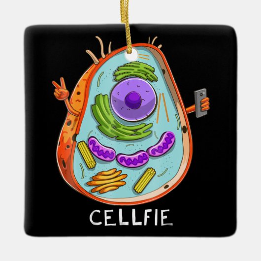 celbiologie celcellulaire biologie wetenschapslera keramisch ornament (Voorkant)