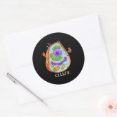 celbiologie celcellulaire biologie wetenschapslera ronde sticker (Envelop)