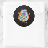 celbiologie celcellulaire biologie wetenschapslera ronde sticker (Tas)