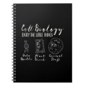 celbiologie grappige wetenschap - nerdy geeks notitieboek (Voorkant)
