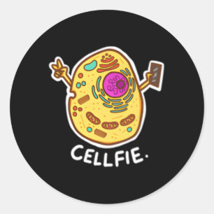 celbiologie ronde sticker