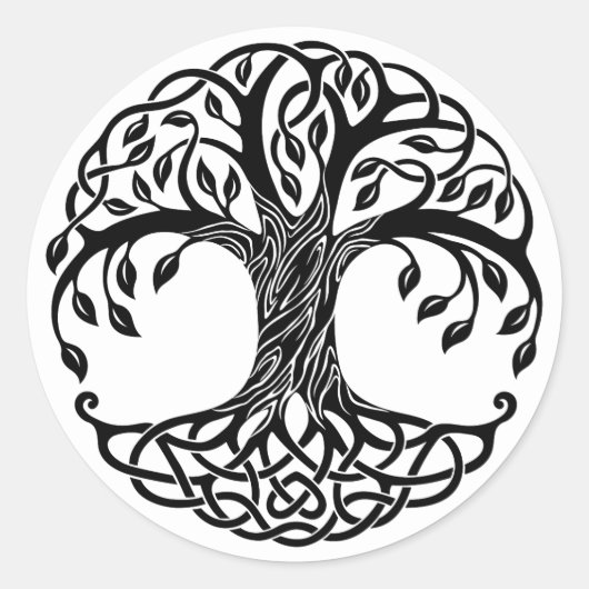 celboomstickers ronde sticker (Voorkant)