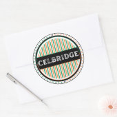 Celbridge City Pride Embleem – Ierse identiteit Ronde Sticker (Envelop)