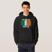 Celbridge, Ierland met Ierse vlag Hoodie (Voorkant volledig)