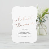 CELEBRAAT DE SEASON PARTIJ INVITATIE // GOLD FOIL KAART (Staand voorkant)