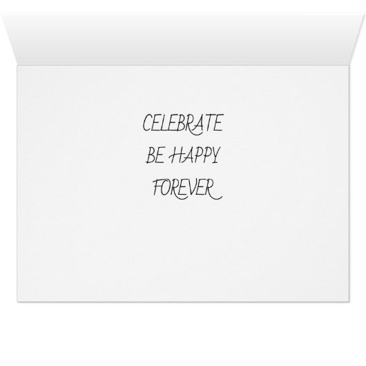 CELEBRAAT ***HET IS UW WEDDAG** (Binenzijde Horizontaal (Onderkant))