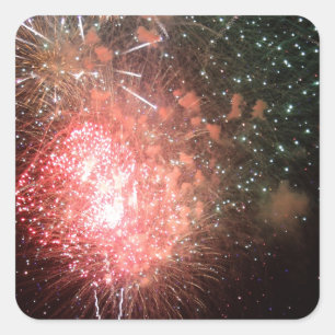 CELEBRAAT! VIERKANTE STICKER