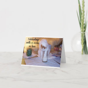 **CELEBRAKEN MET EEN COOKIE** OP UW **BIRTHDAY* KAART