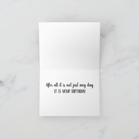 **CELEBRAKEN MET EEN COOKIE** OP UW **BIRTHDAY* KAART (Binnen)