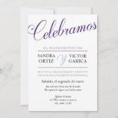 Celebramos Wedding Invite Kaart (Voorkant)