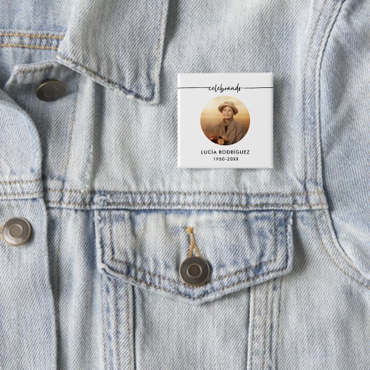 Celebrando Spaans begrafenismonument foto Button (In situ)