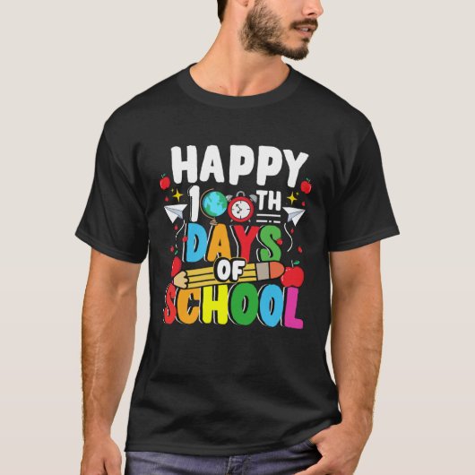 Celebrate 100 Days  for Teachers and Students T-shirt (Voorkant)
