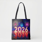 Celebrate 2026: Bright Future Spark Design  Tote Bag (Voorkant)