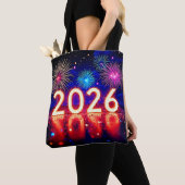 Celebrate 2026: Bright Future Spark Design  Tote Bag (Dichtbij)