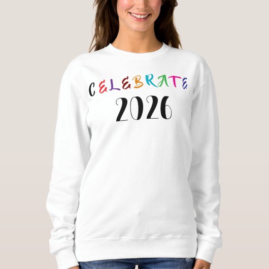 CELEBRATE 2026 T-shirt (Voorkant)