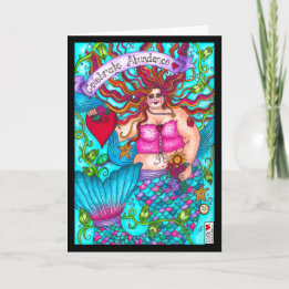 Celebrate Abundance Mermaid Kaart