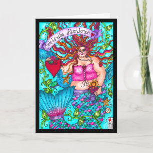 Celebrate Abundance Mermaid Kaart