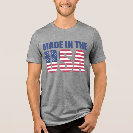 Celebrate America 250 #72 Tri-Blend Shirt (Voorkant)