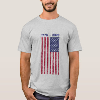 Celebrate America 250 Heren T-shirt met Vlag #2