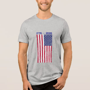 Celebrate America 250 Heren T-shirt met Vlag #5