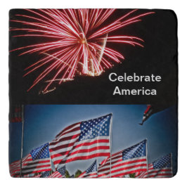 Celebrate America-ansichtkaart Trivet