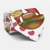 Celebrate American Football Hearts Stropdas (Opgerold)