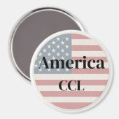 Celebrate America's 250th Anniversary Magneet (Voorkant / Achterkant)