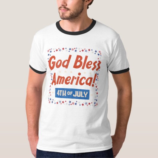 Celebrate America's Independence Day annivererie T-shirt (Voorkant)