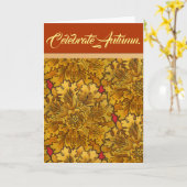 Celebrate Autumn Kaart (Gele Bloem)